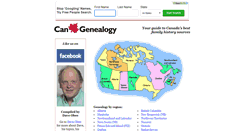 Desktop Screenshot of cangenealogy.com